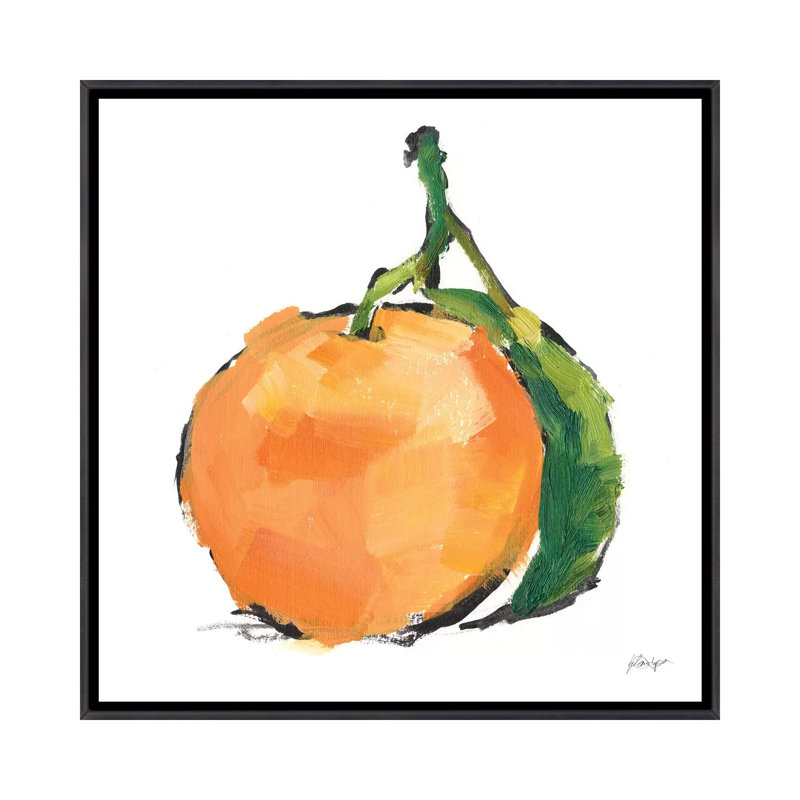 "Designer fruits III" par Ethan Harper, reproduction d’art, Toile avec cadre noir patiné, H 37 po x l 37 po x P 1,5 po