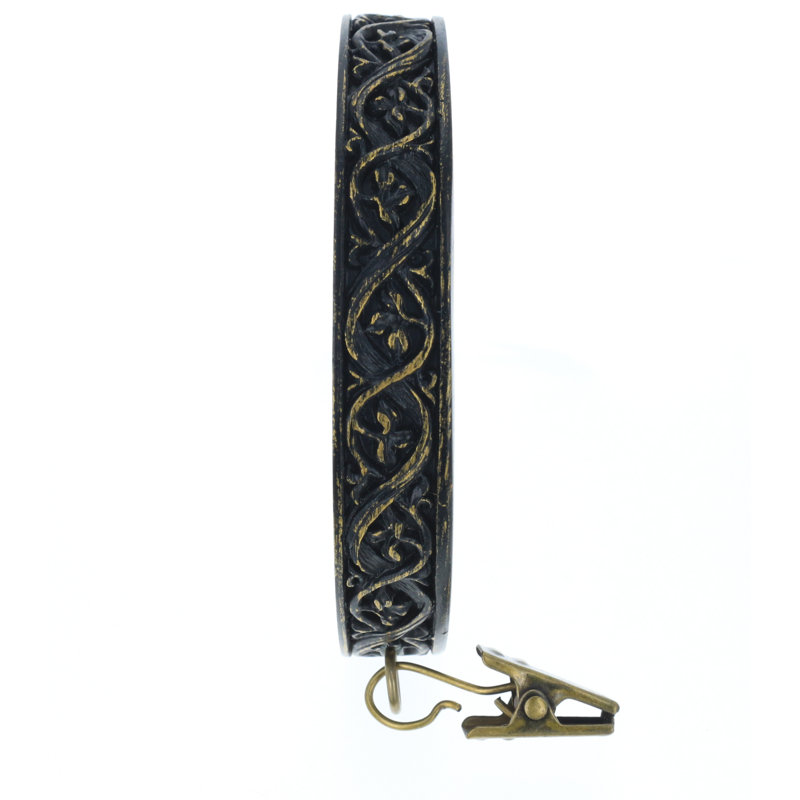Nathaly Curtain Rings, Burnt Gold