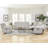 Kendall Manual Reclining Pillow Top Arm 86'' Console Loveseat-1465120874