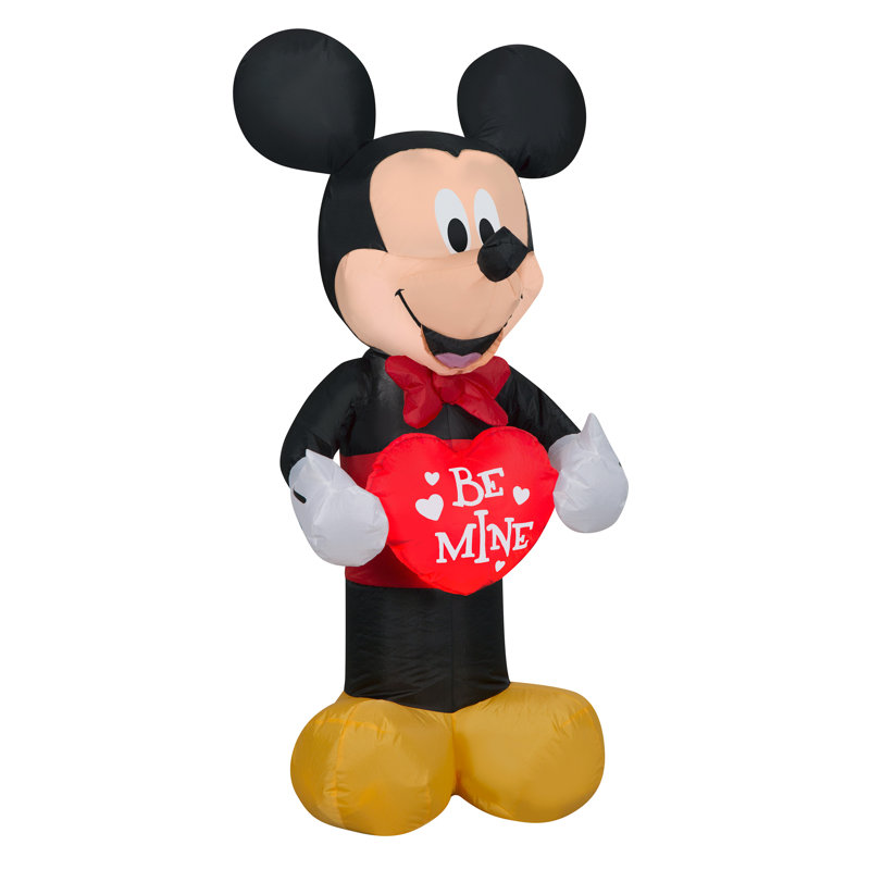 National Tree Company 42" Inflatable Valentines Mickey Mouse