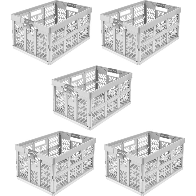 Fritzi Set of 5 Foldable Lifestyle Box 3.45L, Silver