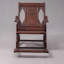 Chaise berçante en bois massif-101688884