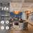 9-Light 32"W Polished Brass Modern Tired Chandelier with Hand-Blown Amber Glass for Dining Room or Living Room-228307314
