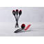 Le Creuset Bi-Material Revolution Pasta Spoon 14 In. Cerise