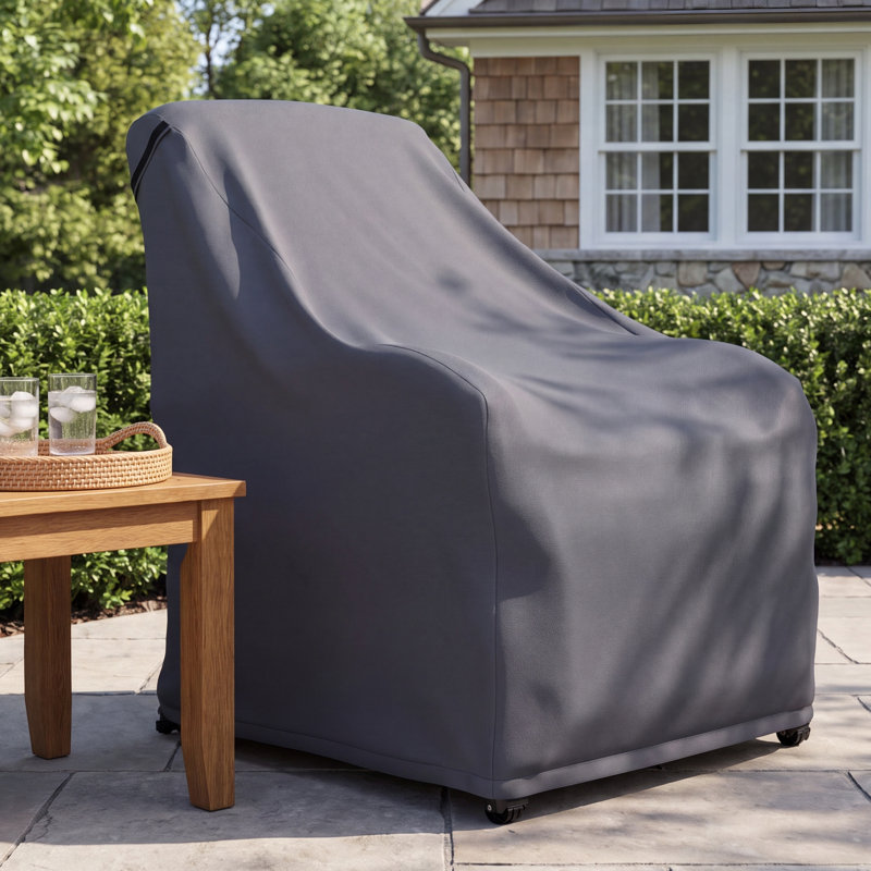 Brysten Powder Coated Steel Outdoor Lounge Chair Covers