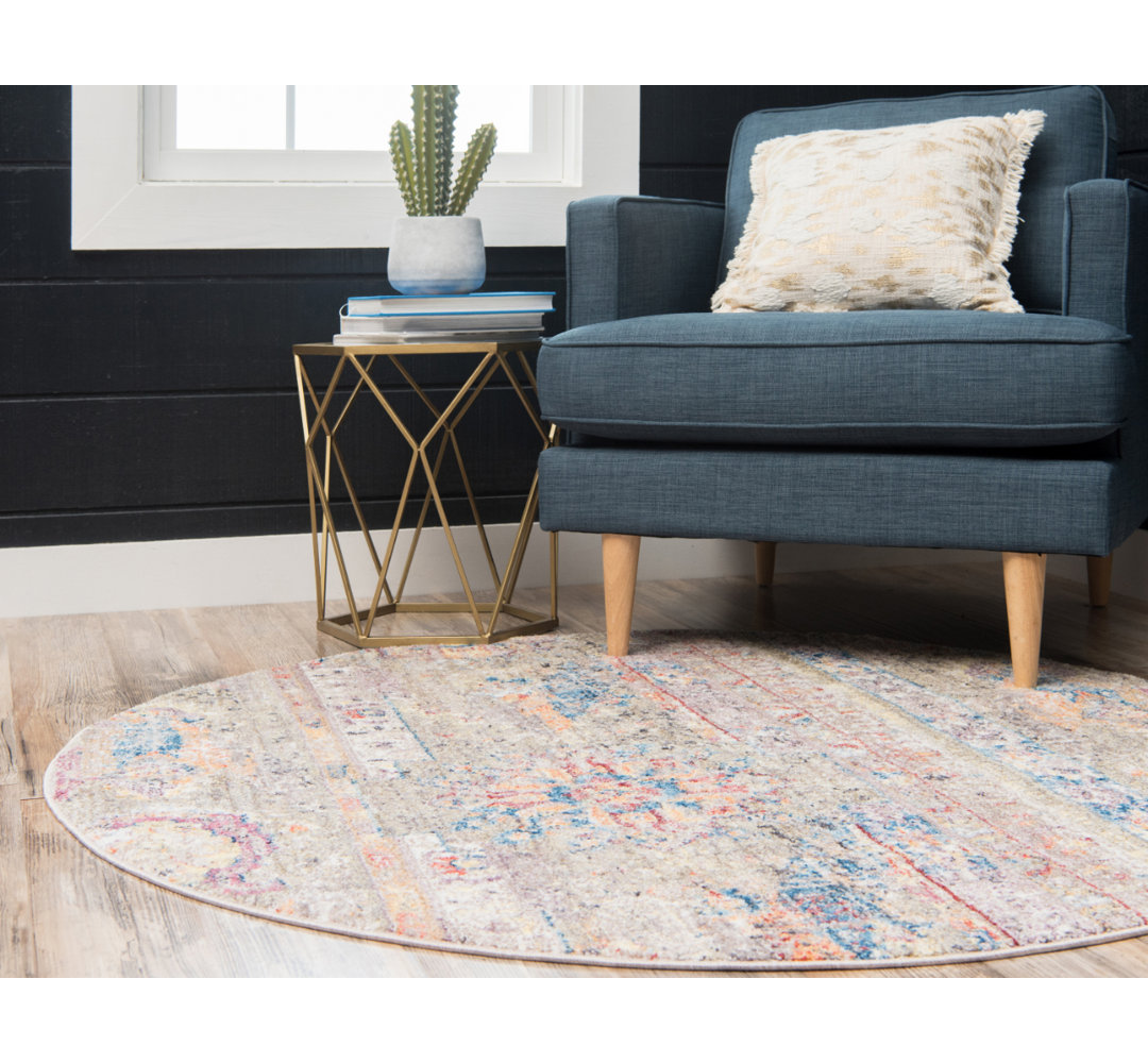 Leanora Southwestern Light Green/Beige Area Rug Langley Street® Rug 