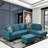 Straton 3 - Piece L-Shaped Modular Living Room Sectional Sofa with Ottoman-2014301454-2014301452