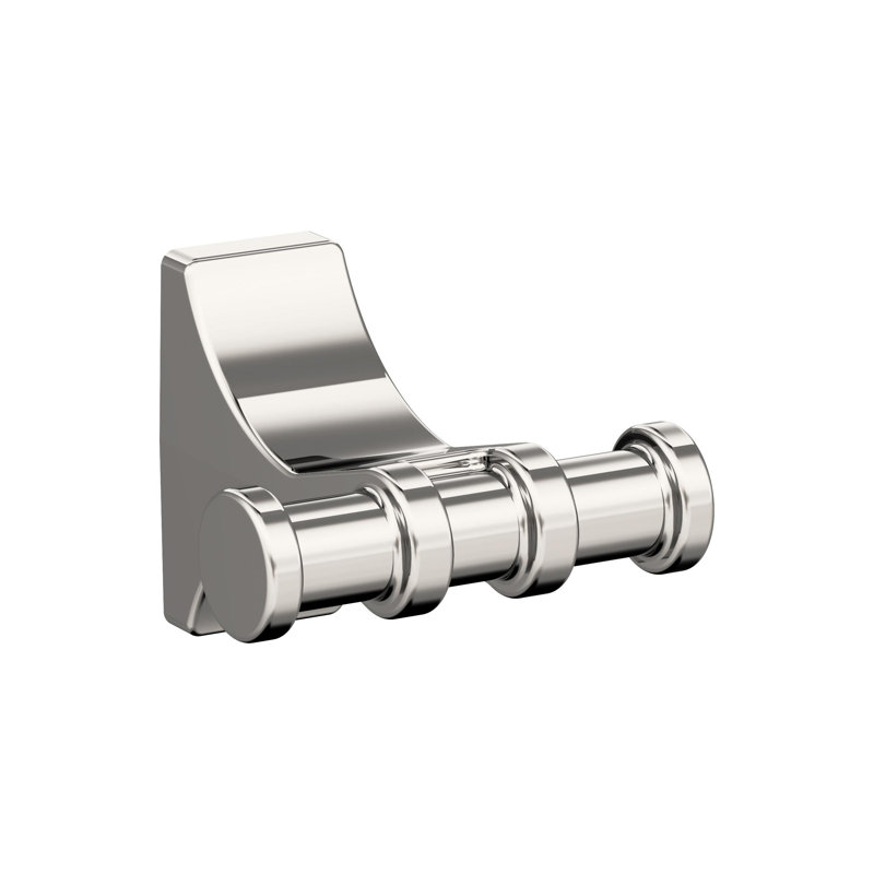 Davenport Wall Mounted Robe Hook, Polished Nickel