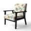 Idalene - Upholstered Cottage Accent Arm Chair