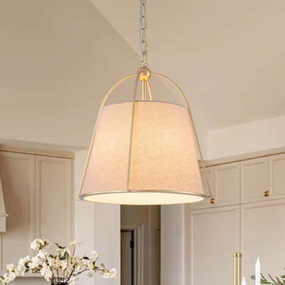 Luminaire suspendu cylindrique rétro 1 lumière