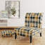 Fauteuil de chambre rembourré noir et crème Sophistication - Fauteuil de chambre rembourré Farmhouse