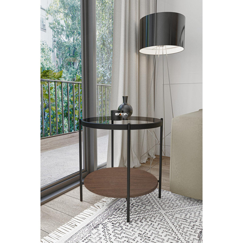 Siyan End Table, Walnut