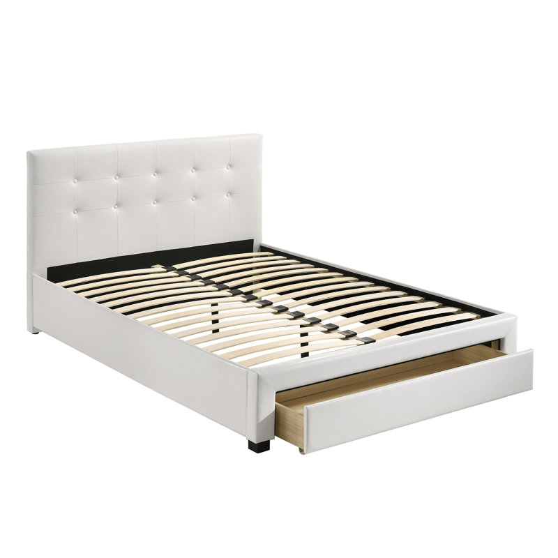 Rangement sous le lit en similicuir, Grand lit