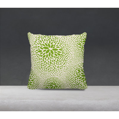 Bavaria Floral Outdoor Reversible Throw Pillow