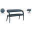 Aurich Faux Leather Bench-257683517