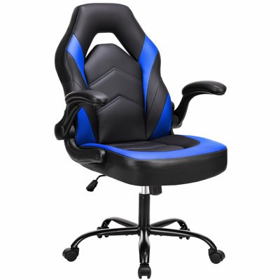 ERGOHERO Gaming Chair: S-Shaped Ergonomic Design | Rocking Mode | Premium Leather by Inbox Zero