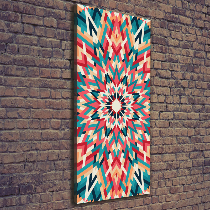 Kaleidoscope 1 Piece Wrapped Canvas Wall Art