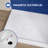 42" X 34" Double Threshold Shower Pan Base In White With Center Drain Assembly & Drain Cover Included
