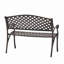 Banc de patio en aluminium