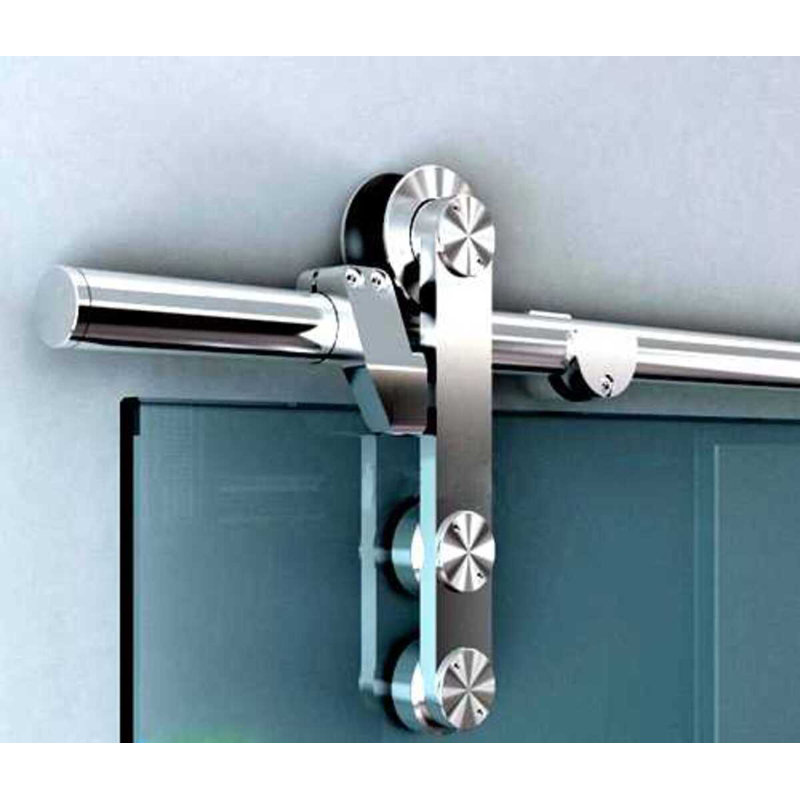 Porte de grange coulissante en verre givré l 26 po x H 84 po V1000 (double-privé)