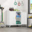Steel Tall 71" Garage Storage Cabinet with Locking Doors ,Rolling Wheels and Adjustable Shelves-157972165-157972186