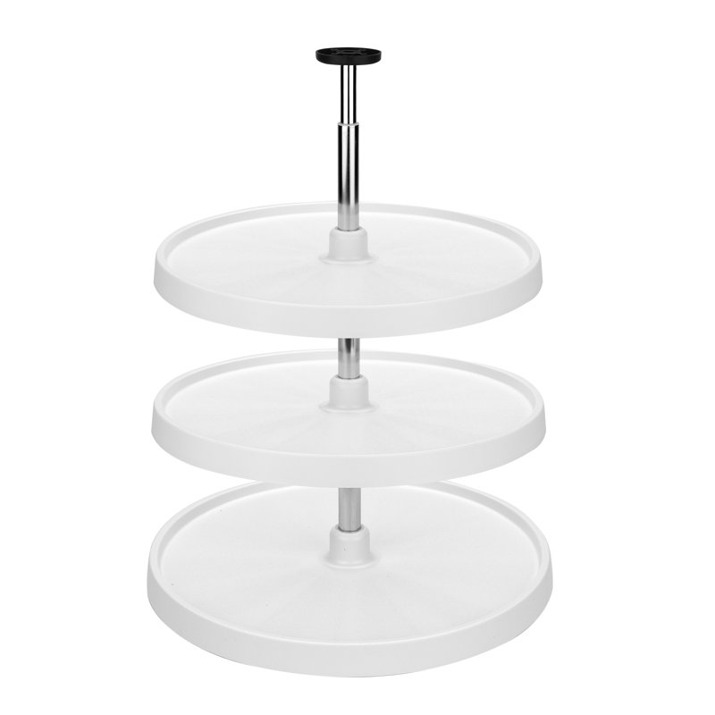 Armoires murales de coin Rev-A-Shelf, H 46 po x l 18 po x P 18 po, Blanc