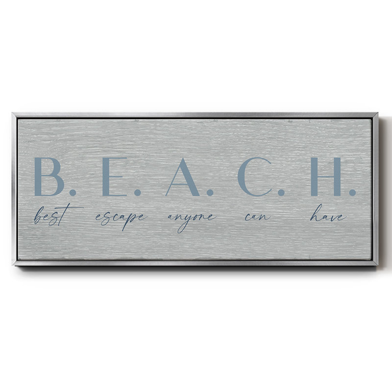 Best Escape- Framed Canvas
