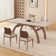 Dainty Table 5 - Piece Trestle Dining Set 