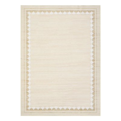 Contemporary Washable Rugs Low Pile Non Slip Soft Stain Resistant Modern Border Carpet Foldable Floor Mats