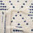 Gulielma Hand Loomed Wool/Cotton Geometric Rug in Blue/Ivory-633845926