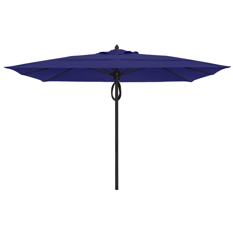 Parasol de marché carré 10 pi Prestige, Capitaine de marine, Noir