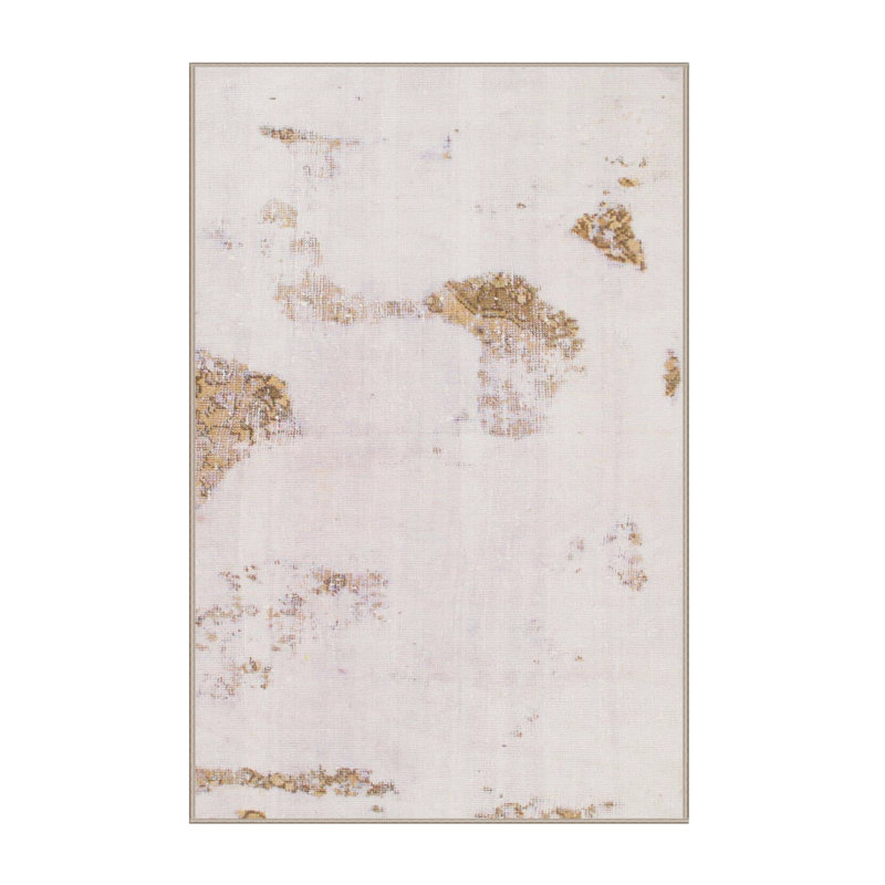Abstract Indoor Rug, Rectangle 2' x 4'