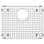 Stainless Steel Bottom Grid for Precision 22" Sinks