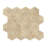 Hexagon 3D Fluted Marble Tile,1 box 12 pcs
