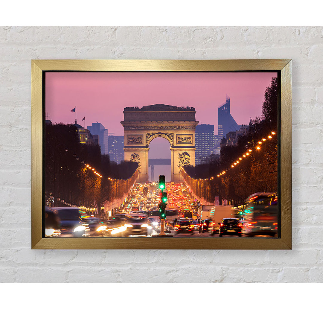 Arc De Triomphe 6 - Einzelner Bilderrahmen Kunstdrucke