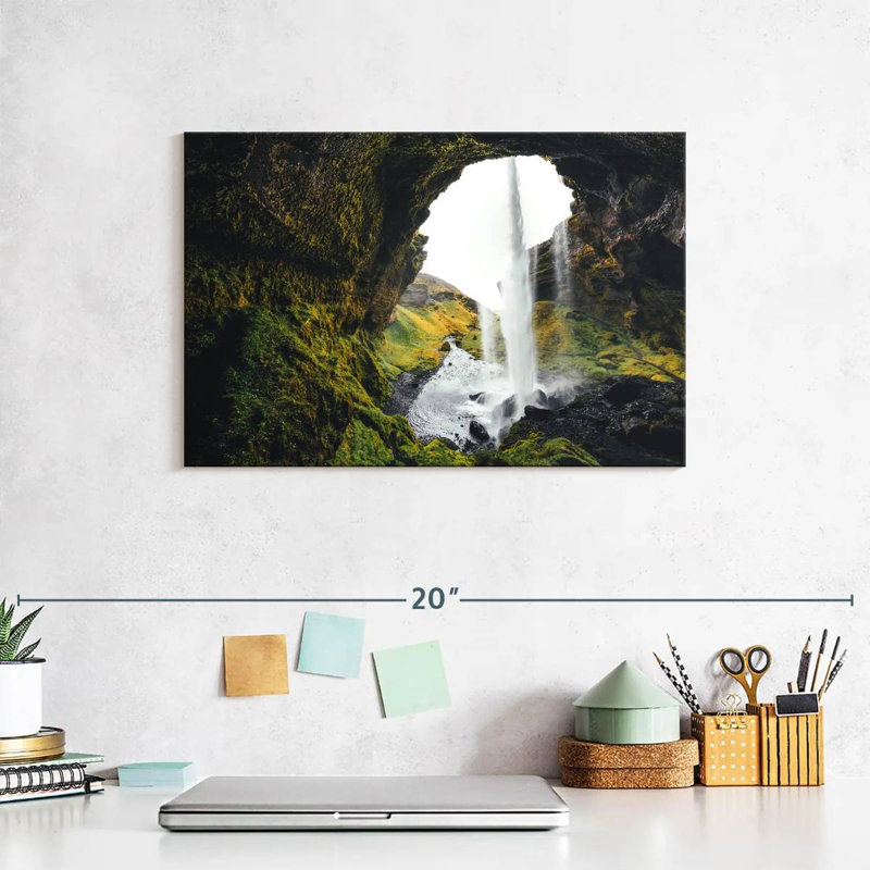 Cascade Alvord Mossy Kvernufoss, H 8 po x l 12 po