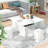 Hambling Lift Top Coffee Table,3 in 1 Multi-Function Coffee Table with 4 Storage Bench-1787637662-1787637663