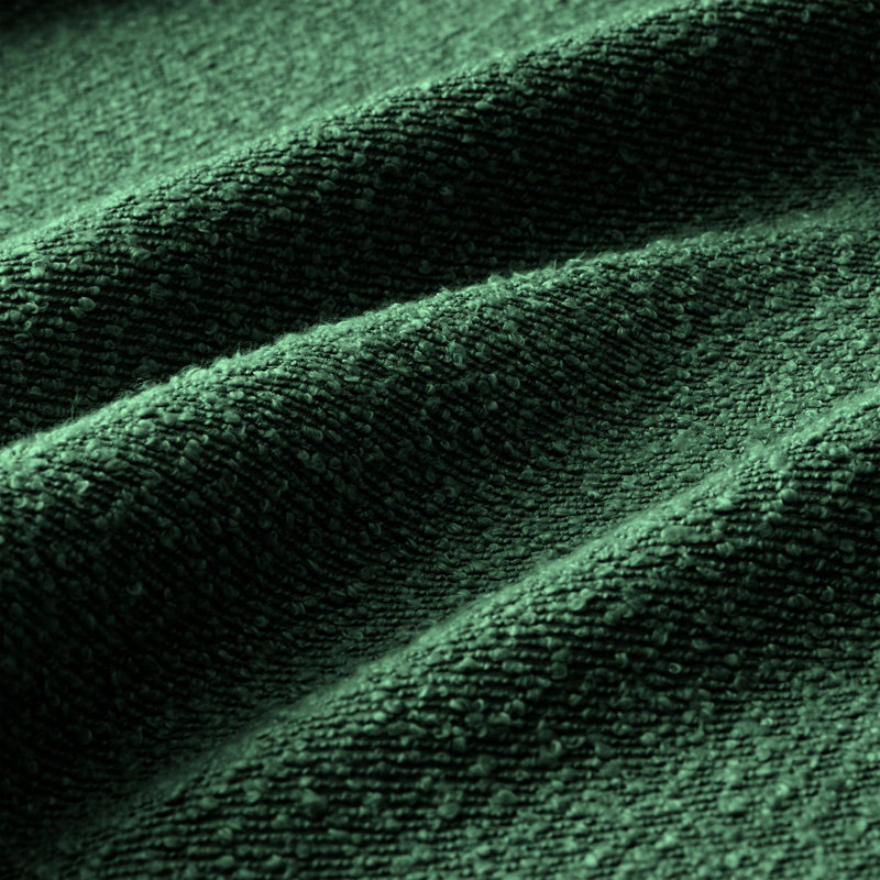 Canapé avec accoudoirs uniques en forme de coquille, Vert