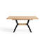 Mckayla Extendable Metal Base Dining Table-2125804282