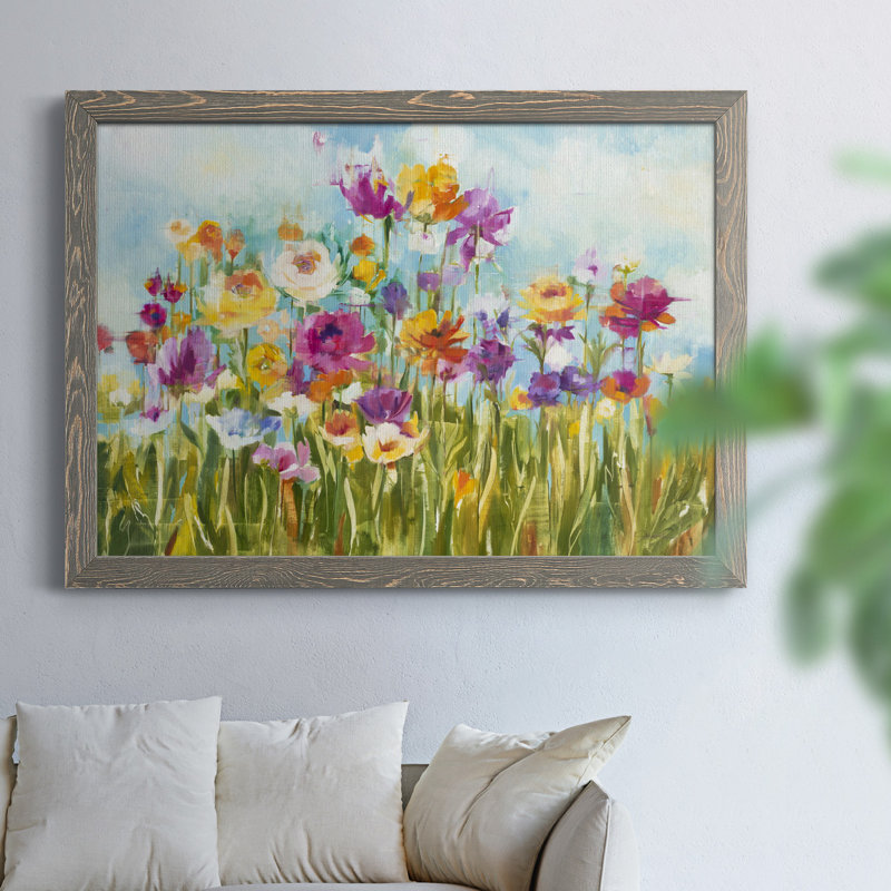 «Flight of Fancy», reproduction d'art sur toile encadrée, H 27,5 po x l 37,5 po x P 1 po, Encadré gris
