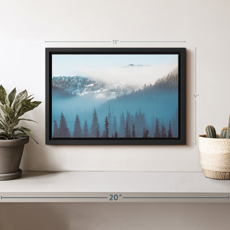 Nature "Forêt matinale, art mural", H 9 po x l 13 po