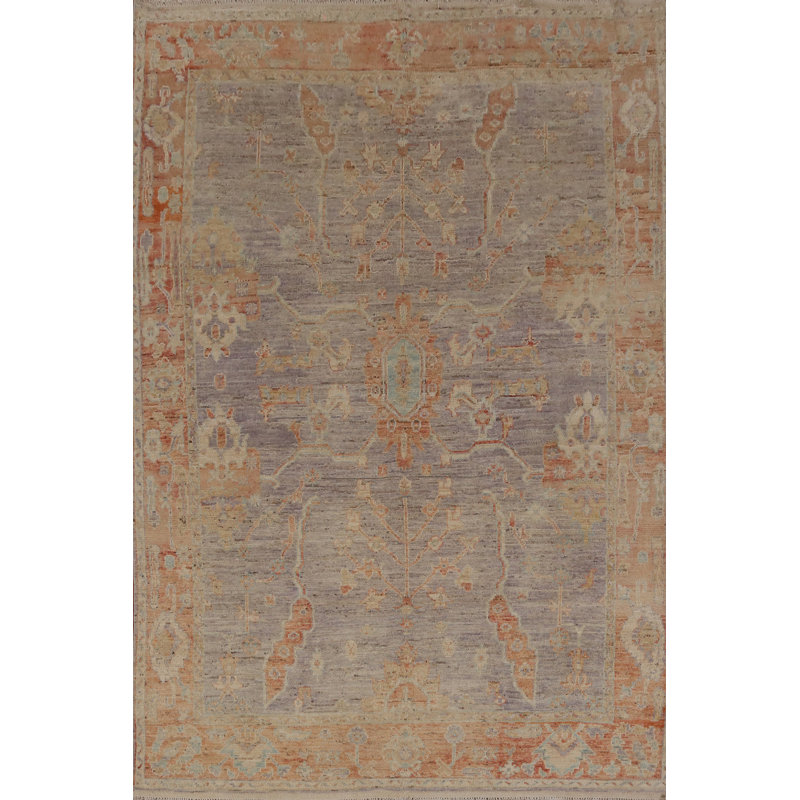 Tapis turc Oushak fait à la main 7 x 7 po