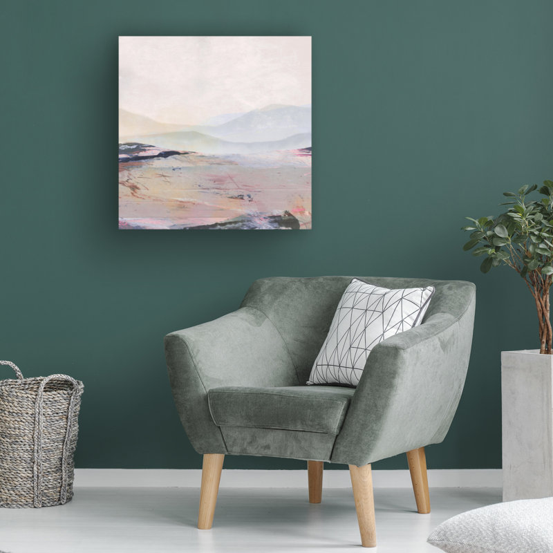 " Wrapped Canvas Wall Art - Dan Hobday 'Summer' Wall Art For Living Room, Bedroom, Or Office Décor - 14x14 "