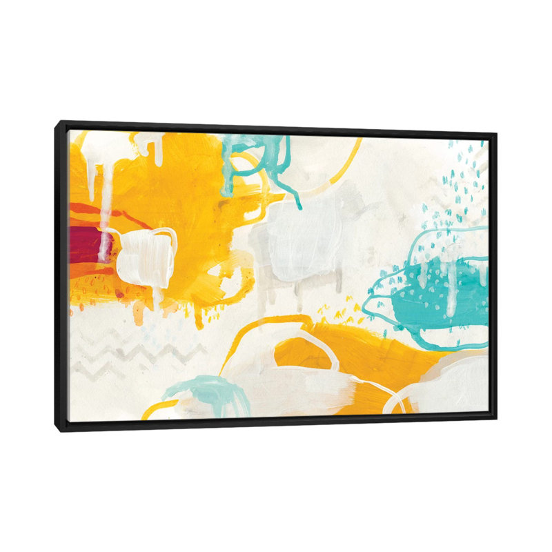 «Playful Color I», reproduction d'art sur toile tendue, H 40 po x l 60 po x P 1,5 po, Toile tendue, Pas de tapis