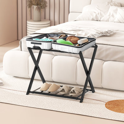 Porte-bagages pliable en métal