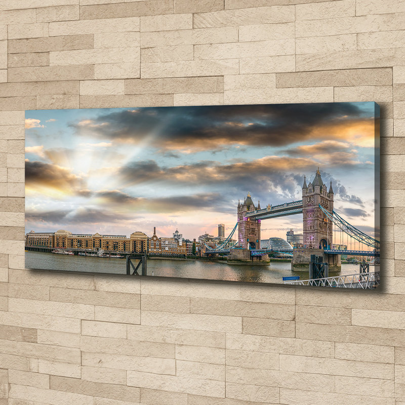 Tower Bridge London - Wrapped Canvas Print