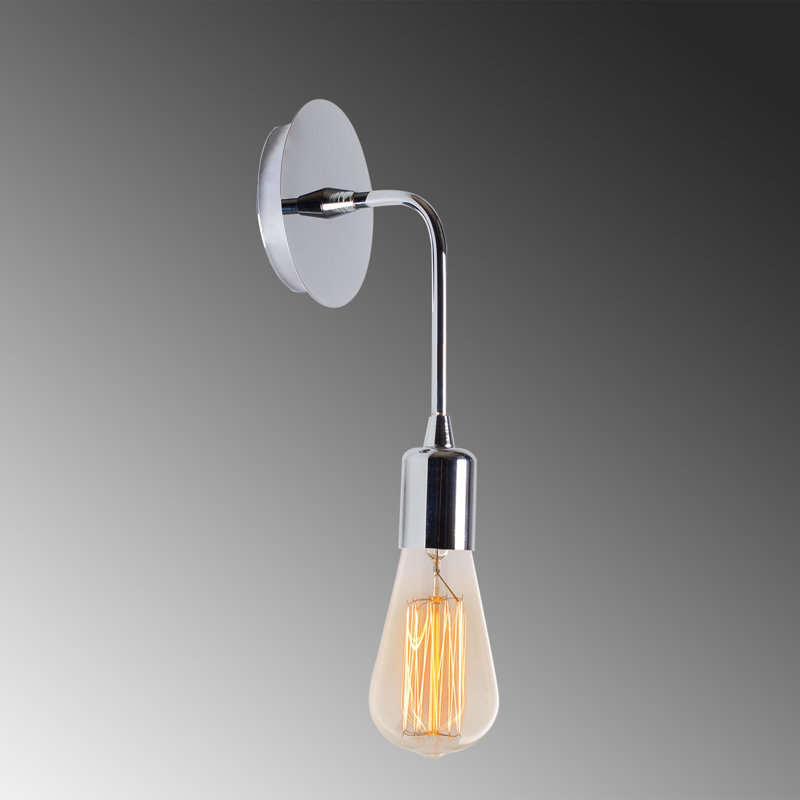 Armed Sconce, Chrome