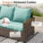 Samya 7/9 - Person Outdoor Conversation Sets With Rocking Chairs&Ottoman-300946844