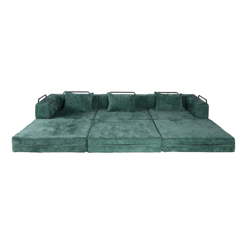 Compression Sofa, Dark Green