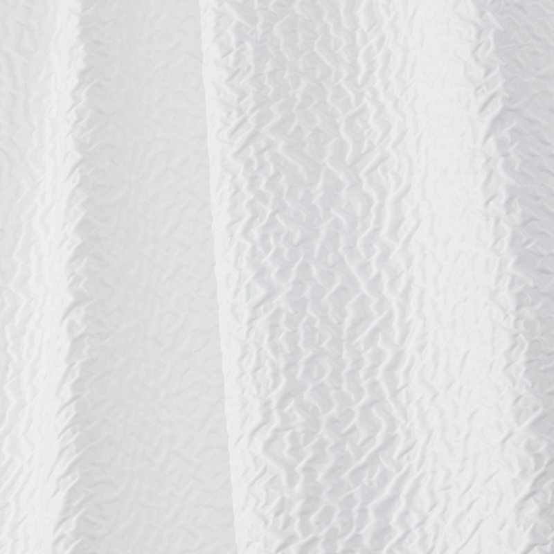 White Sheer Polyester Rod Pocket Back Tab Curtain Panels, 50" x 108"